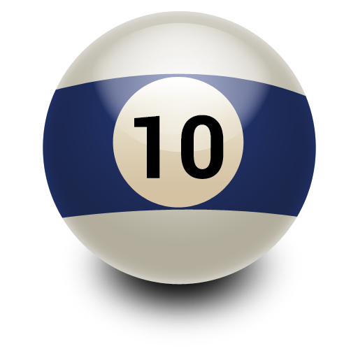 10, Ten, Blue, Half, Strip, Eight, 8, Ball, 8 Ball, 8Ball, Billiard, Game, Play, Snookers, Sport, Training, Table - Pool Game, Transparent background PNG HD thumbnail