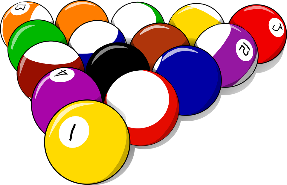 Billiards Pool Logo #3 Sticks