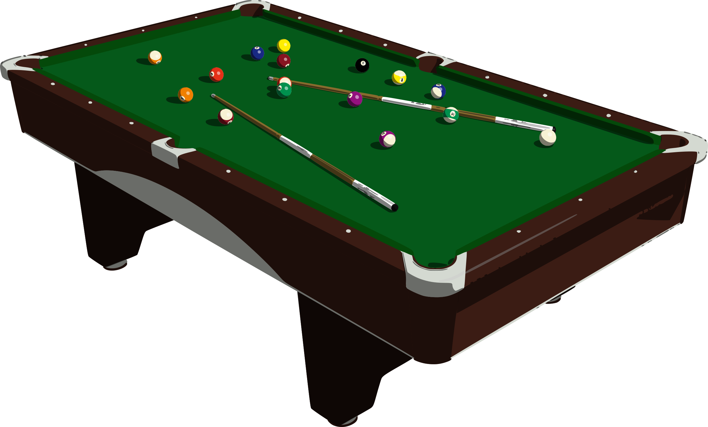 Pool Table Png Image - Pool Game, Transparent background PNG HD thumbnail