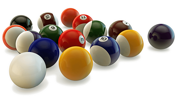 pool balls billiard game ball