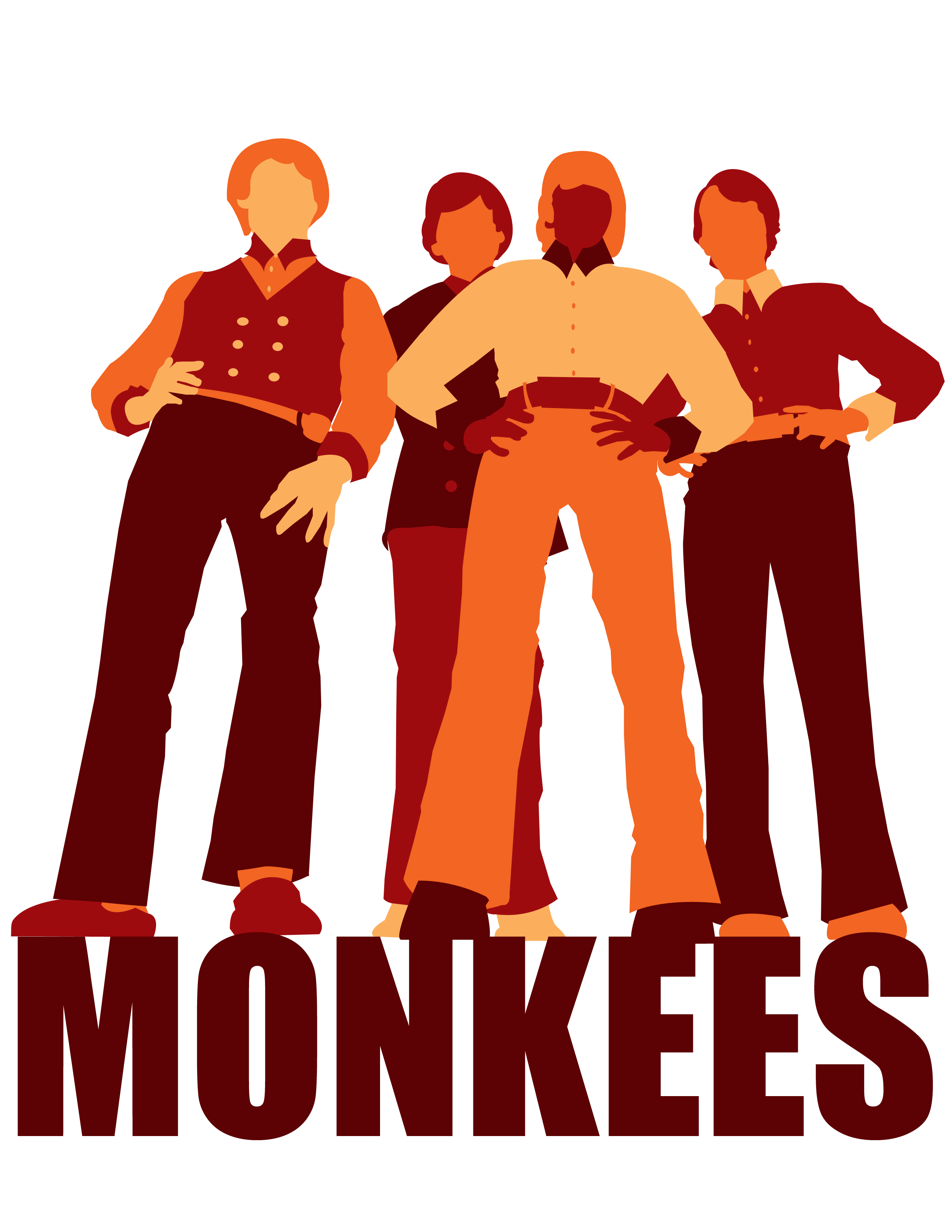 Listen To The Band Monkees Graphics - Pop Band, Transparent background PNG HD thumbnail