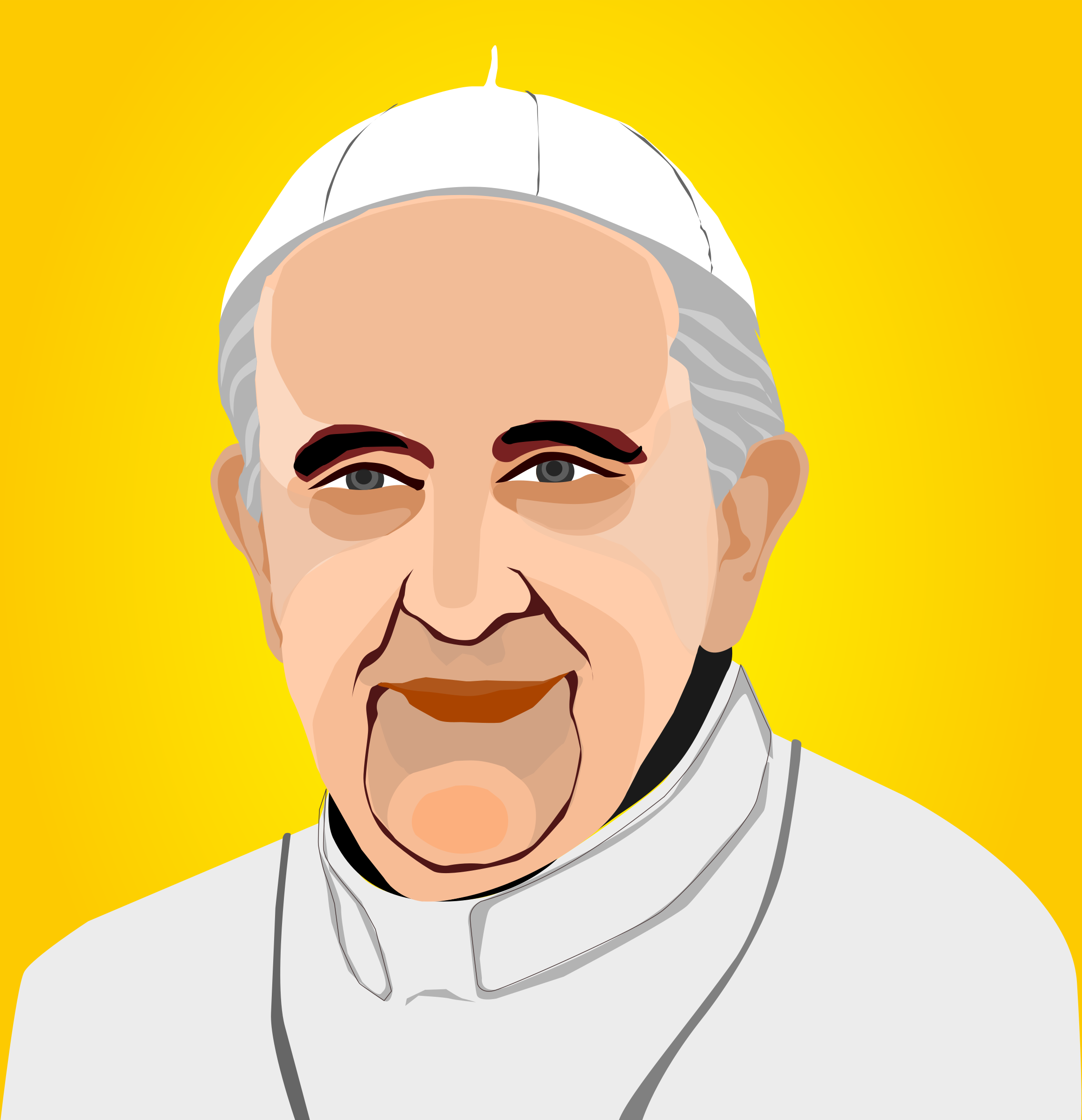 Clipart Of Pope Francis - Pope Francis, Transparent background PNG HD thumbnail