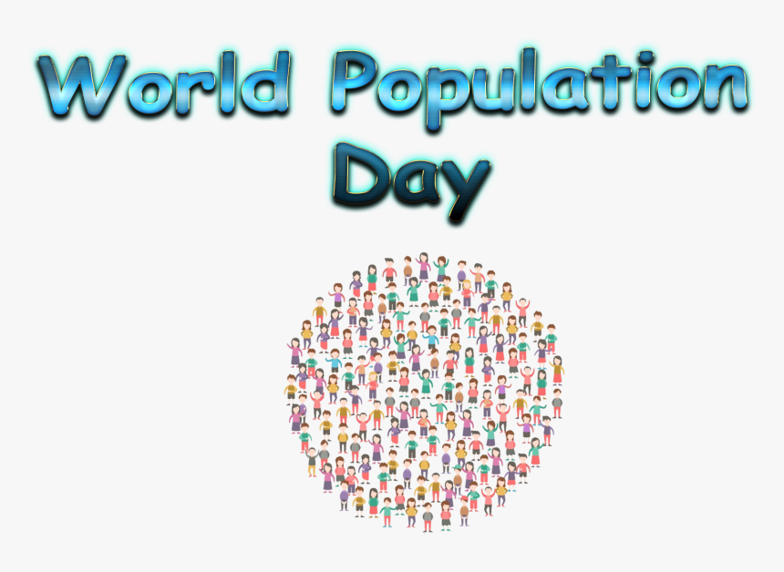 World Population Day Png Clipart   Circle, Transparent Png   Kindpng - Population Day, Transparent background PNG HD thumbnail