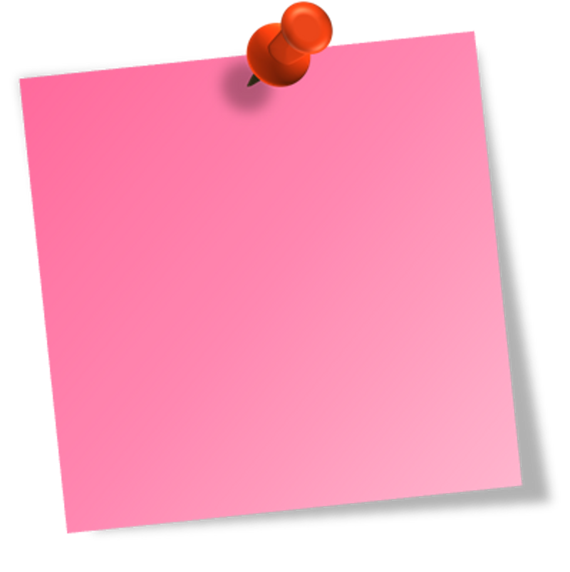 Post It_Pink.png; Post It Pink - Post Its, Transparent background PNG HD thumbnail