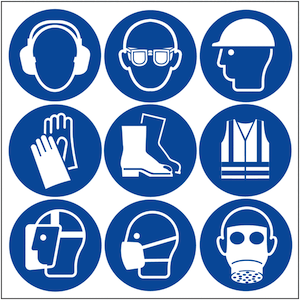 Ppe Signs - Ppe, Transparent background PNG HD thumbnail