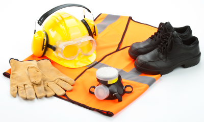 Personal Protective Equipment Include: High Visibility Jackets Safety Masks. Goggles Helmets Boots Trousers Gloves Hazard Tape, Site Fencing - Ppe, Transparent background PNG HD thumbnail