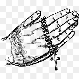 Cross Praying Hands Vector, Vector, Prayer, Cross Png And Vector - Praying Hands Images, Transparent background PNG HD thumbnail