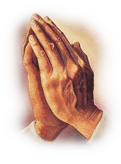 Praying Hands with Rosary Col