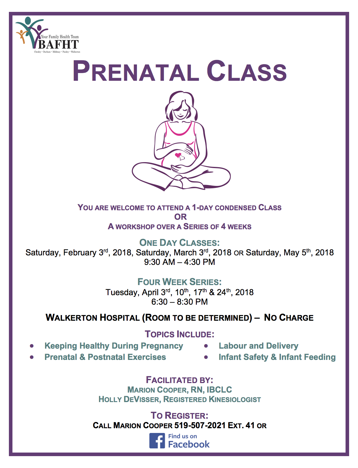In-Person Prenatal Class
