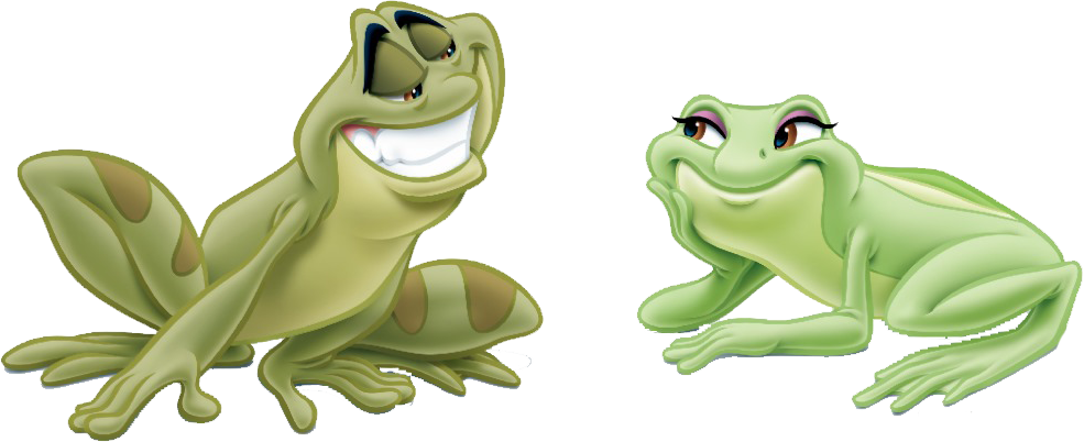 Naveen And Tiana As Frogs.png - Princess And The Frog, Transparent background PNG HD thumbnail
