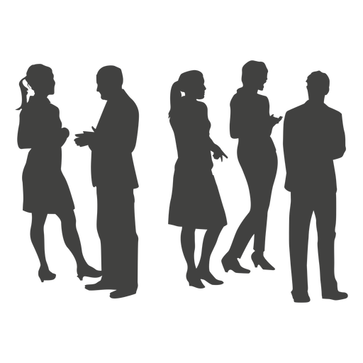 Professional Group Silhouette Png - Silhouette, Transparent background PNG HD thumbnail