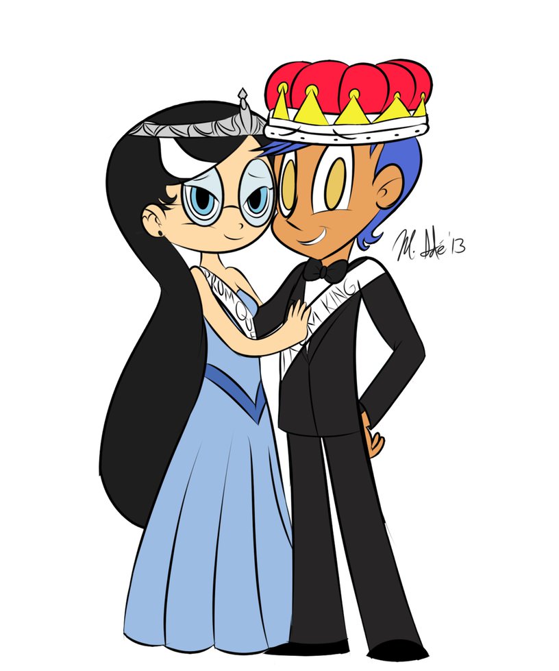 prom king and queen clipart