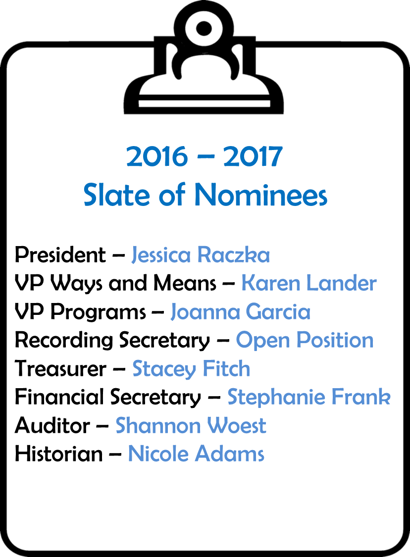 Slate Of Nominees 2016 2017 - Pta Officers, Transparent background PNG HD thumbnail