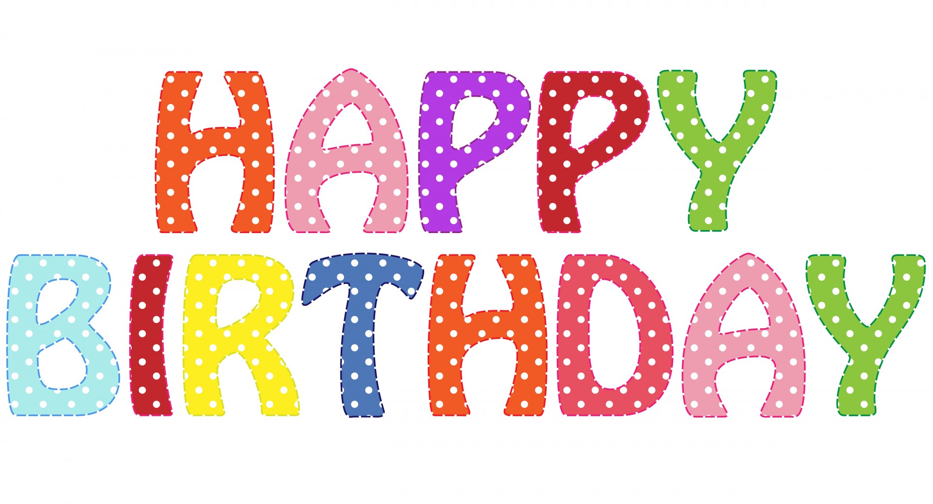 Public Domain Png Hd - Happy Birthday Text Clipart, Transparent background PNG HD thumbnail