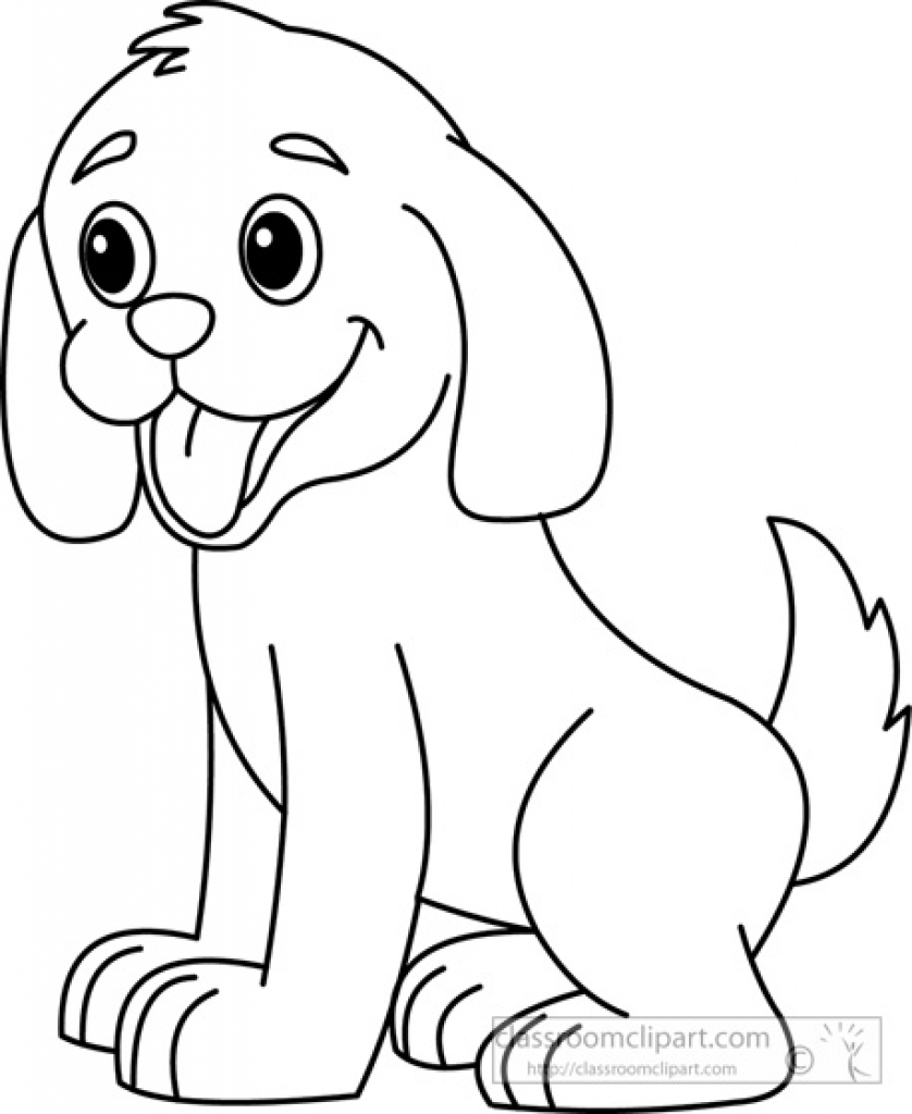 Animals Clip Art Black And White Png And Cute Images Share30 Png - Pup Black And White, Transparent background PNG HD thumbnail