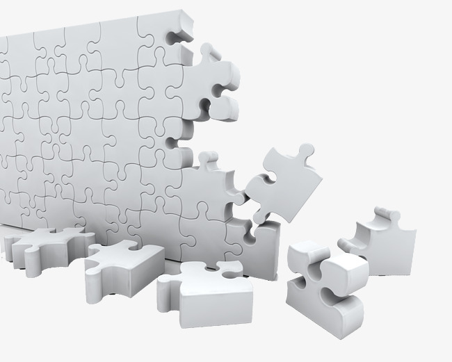 Hd Puzzle Wall, White, Dimensional, 3D Free Png Image And Clipart - Puzzle, Transparent background PNG HD thumbnail