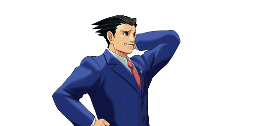 Pxz2 Phoenix Wright (Zoom)   Abashed (Right).png - Ace Attorney, Transparent background PNG HD thumbnail