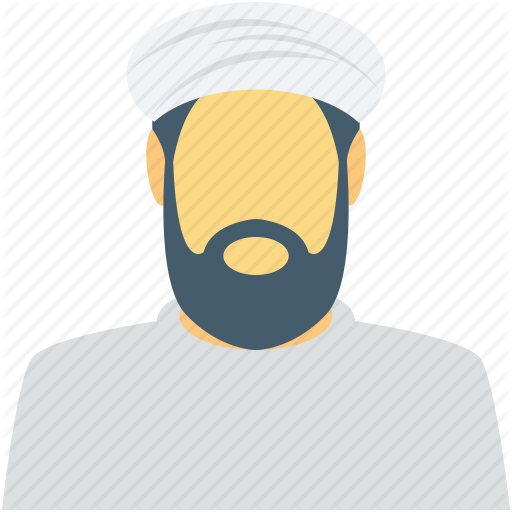Beard, Muslim Avatar, Muslim Scholar, Qari, Ulema Icon - Qari, Transparent background PNG HD thumbnail