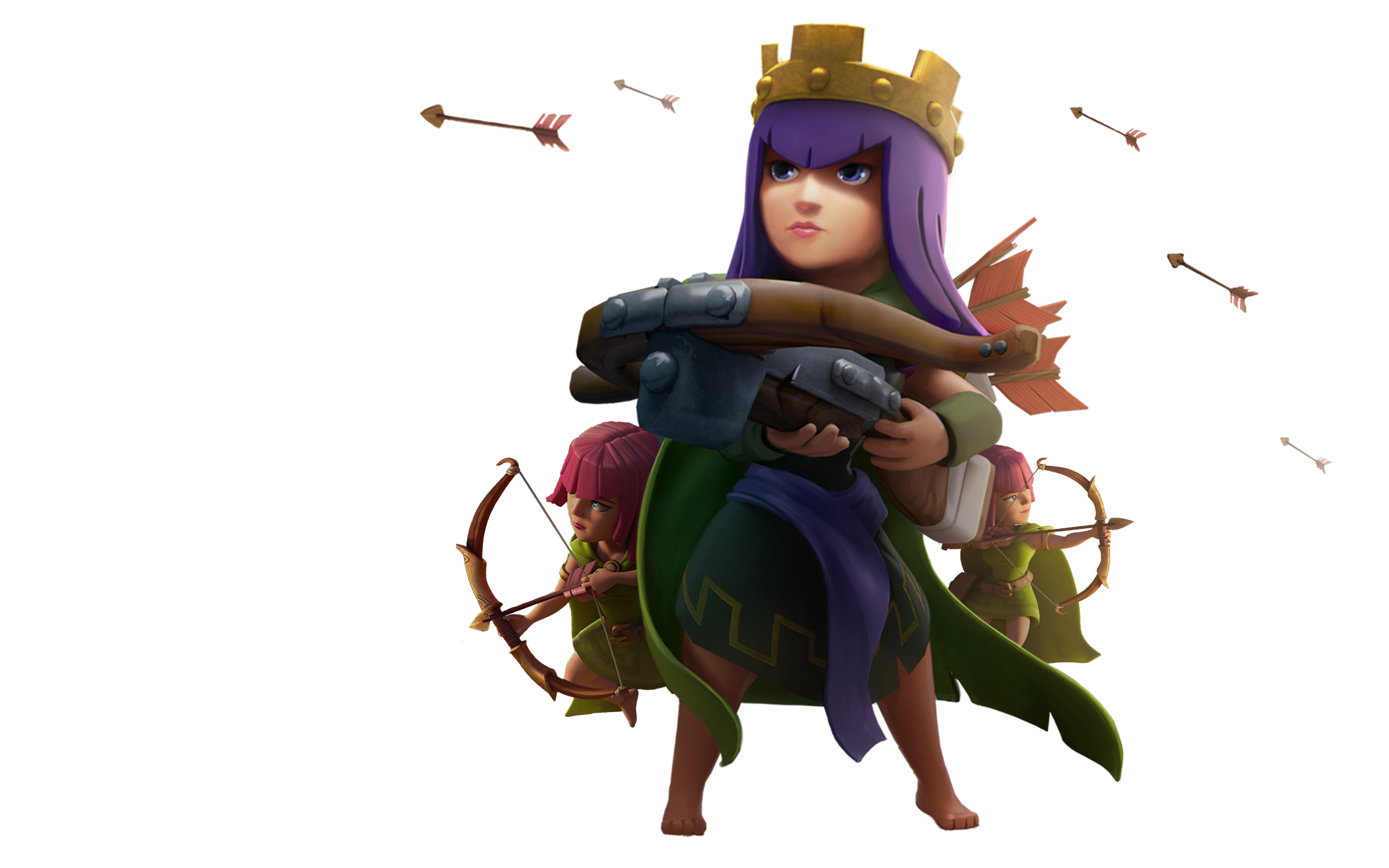 Clash Of Clans Archer Queen Hq Wallpapers - Queen, Transparent background PNG HD thumbnail
