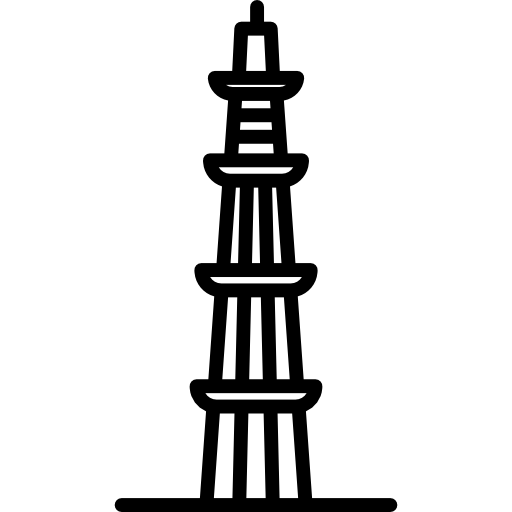 Qutub Minar Free Icon - Qutub Minar, Transparent background PNG HD thumbnail