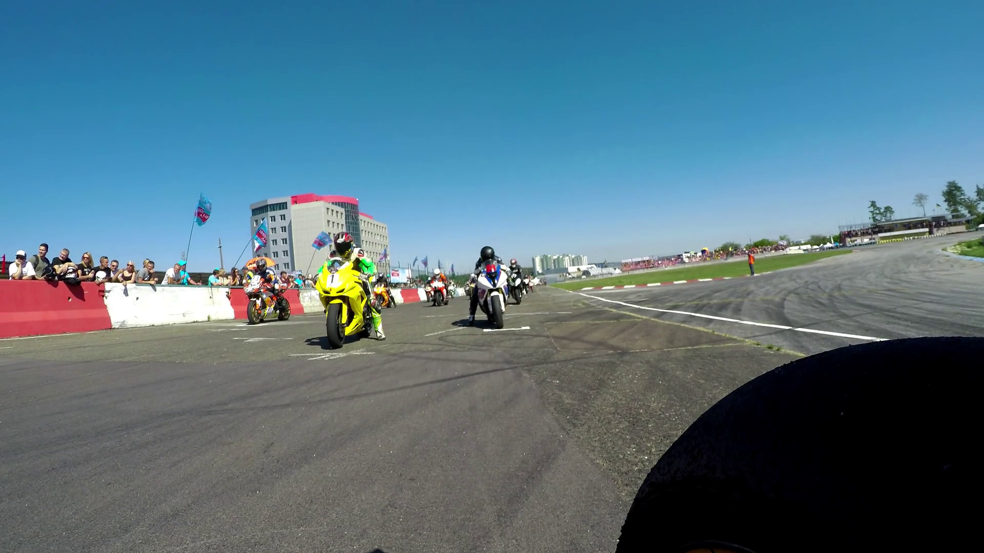 Motorcycle Racing Pov 4K Video. Camera On Riding Moto Bike View Of Motorcyclist Racers In Circuit Race Track. Extreme Sport Concept Stock Video Footage   Hdpng.com  - Race Track, Transparent background PNG HD thumbnail