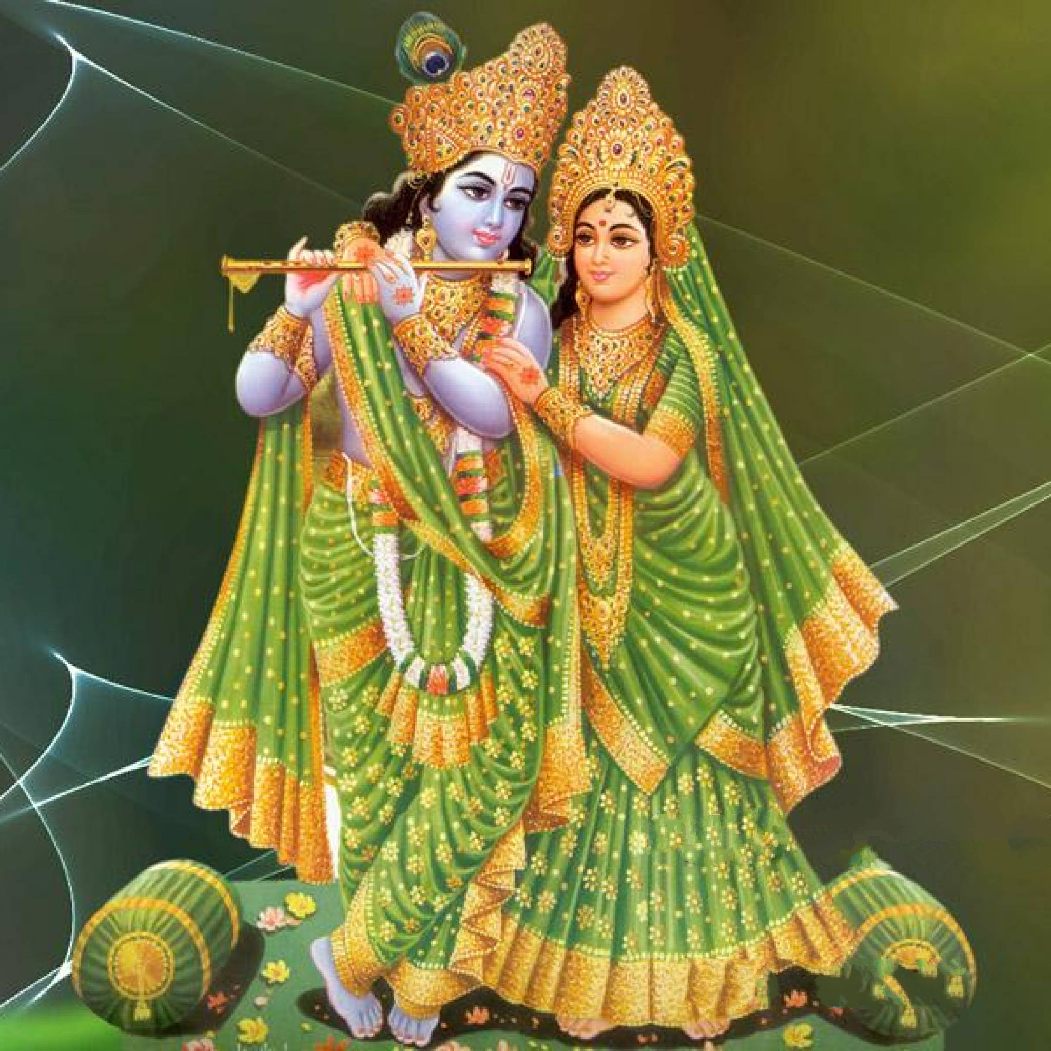 Download God Couple Radha Krishna 2048 X 2048 Wallpapers   4565799   Hindu God Goddess Hinduism - Radah Krishna, Transparent background PNG HD thumbnail
