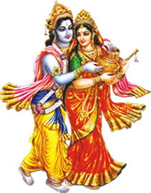 Lord Krishna And Peacock