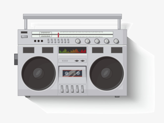 Vector Large Radio, Hd, Vector, Magnetic Tape Free Png And Vector - Radio, Transparent background PNG HD thumbnail