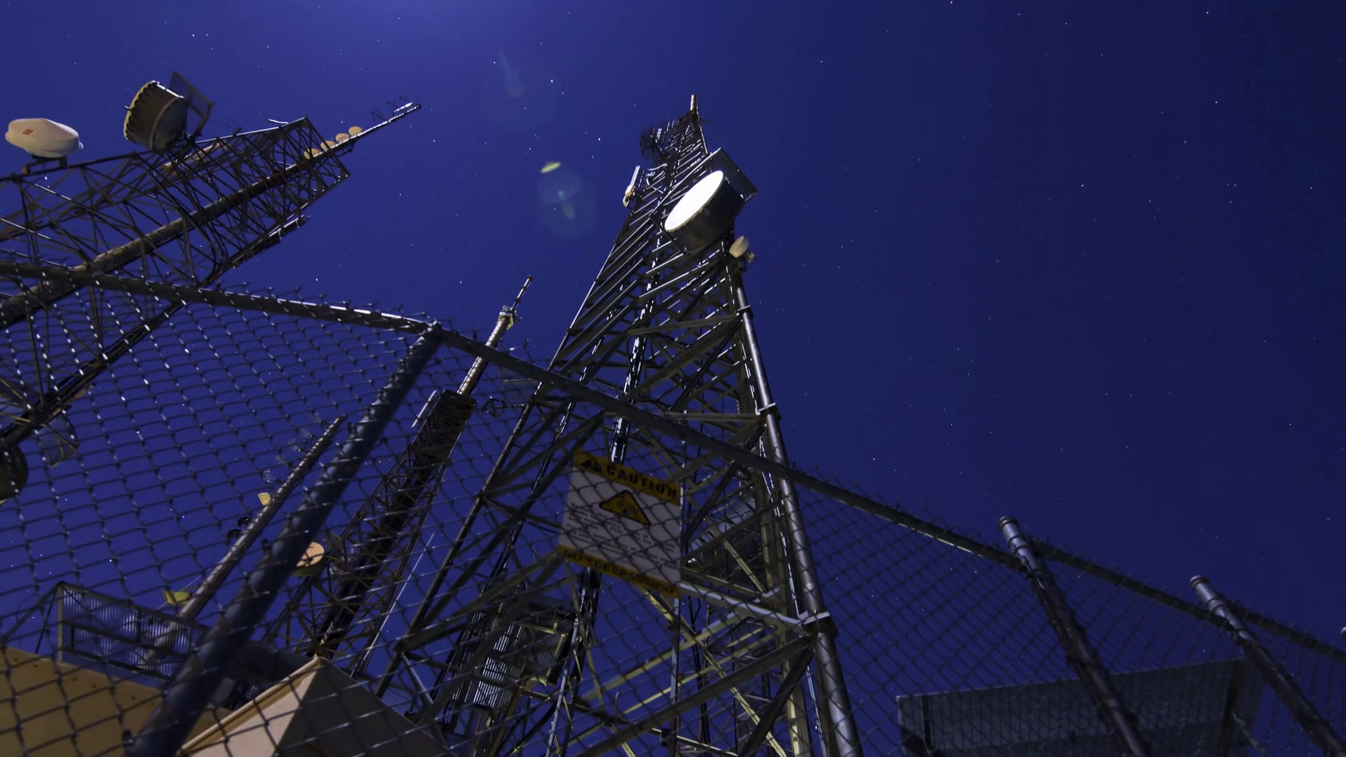 3Axis Moco Time Lapse Of Broadcasting Radio Tower On Full Moon  Zoom Out  Stock Video Footage   Videoblocks - Radio Tower, Transparent background PNG HD thumbnail
