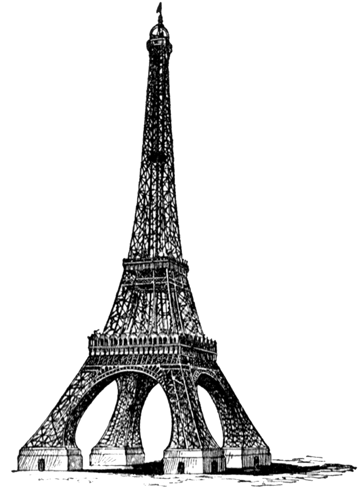 Eiffel Tower Free Download Png Png Image - Radio Tower, Transparent background PNG HD thumbnail
