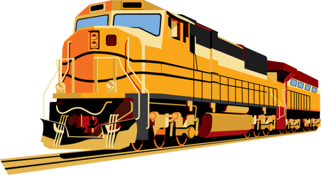 Train Png Image - Railroad, Transparent background PNG HD thumbnail