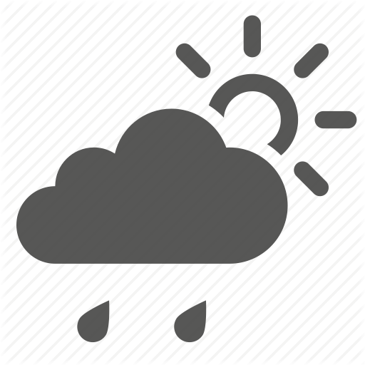 Cloud, Clouds, Forecast, Rain, Sun, Sunny, Weather Icon - Rain And Sun, Transparent background PNG HD thumbnail