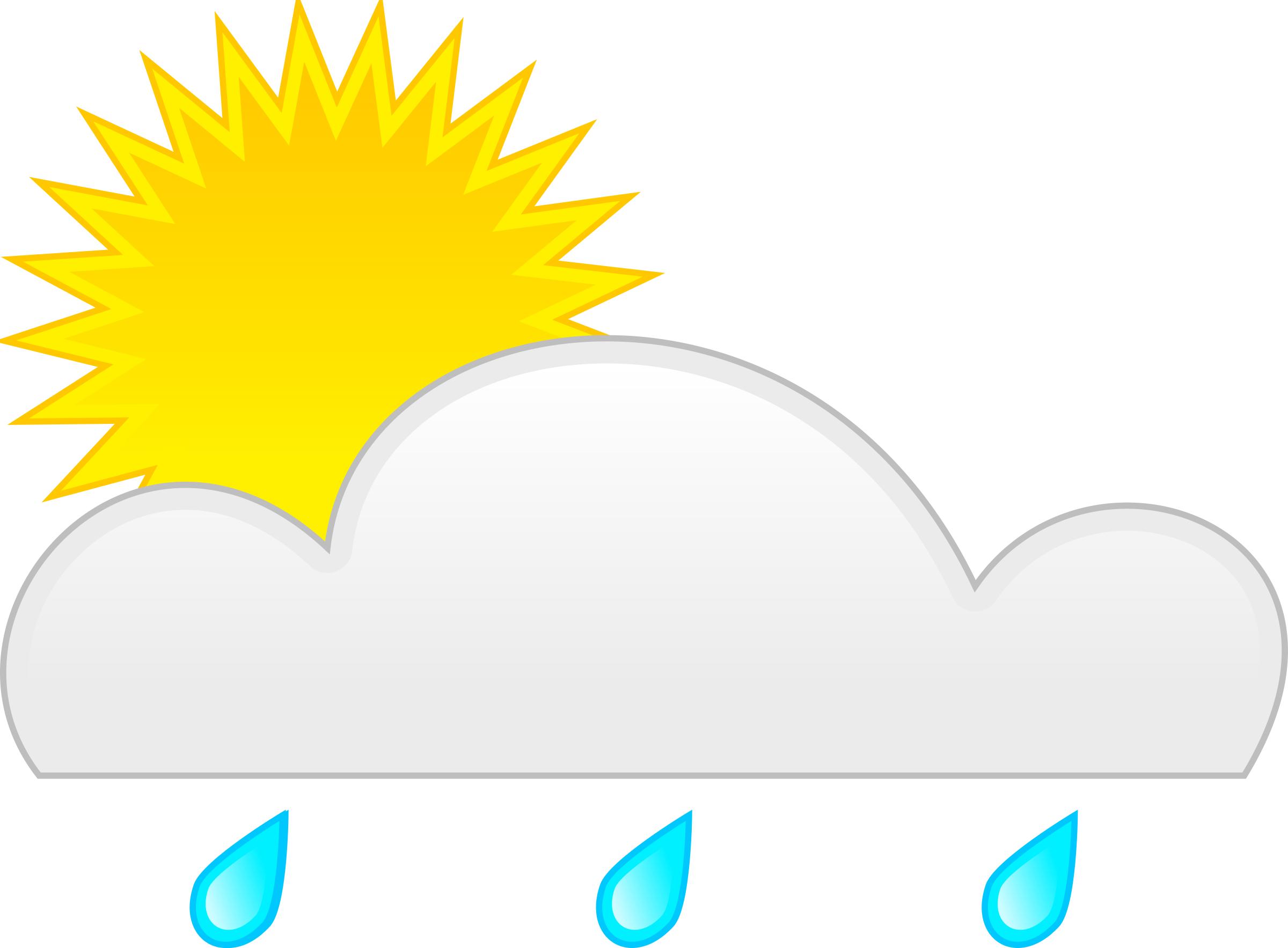 Sun Rain - Rain And Sun, Transparent background PNG HD thumbnail