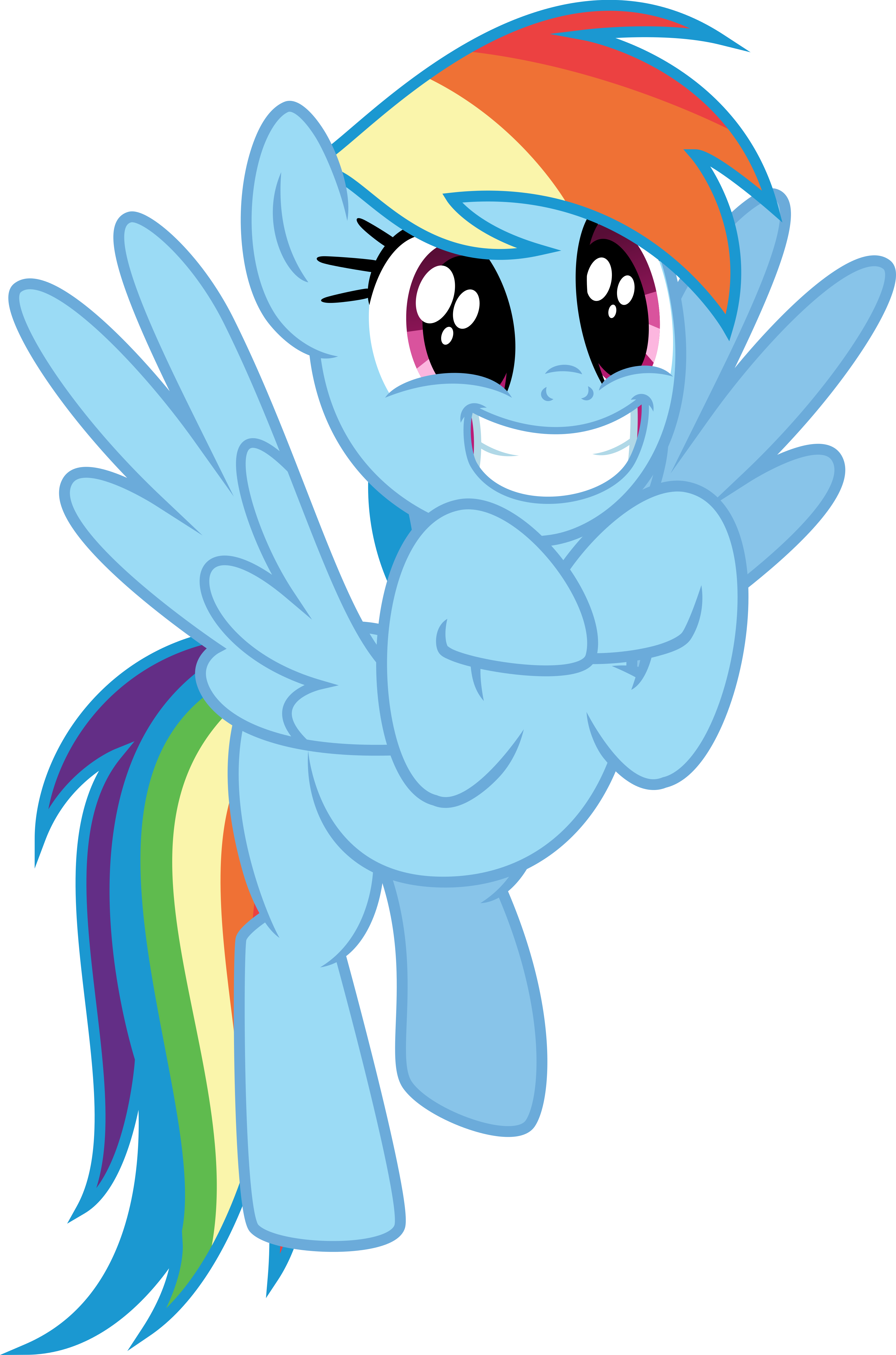 Excited Rainbow Dash By Osipush Excited Rainbow Dash By Osipush - Rainbow Dash, Transparent background PNG HD thumbnail