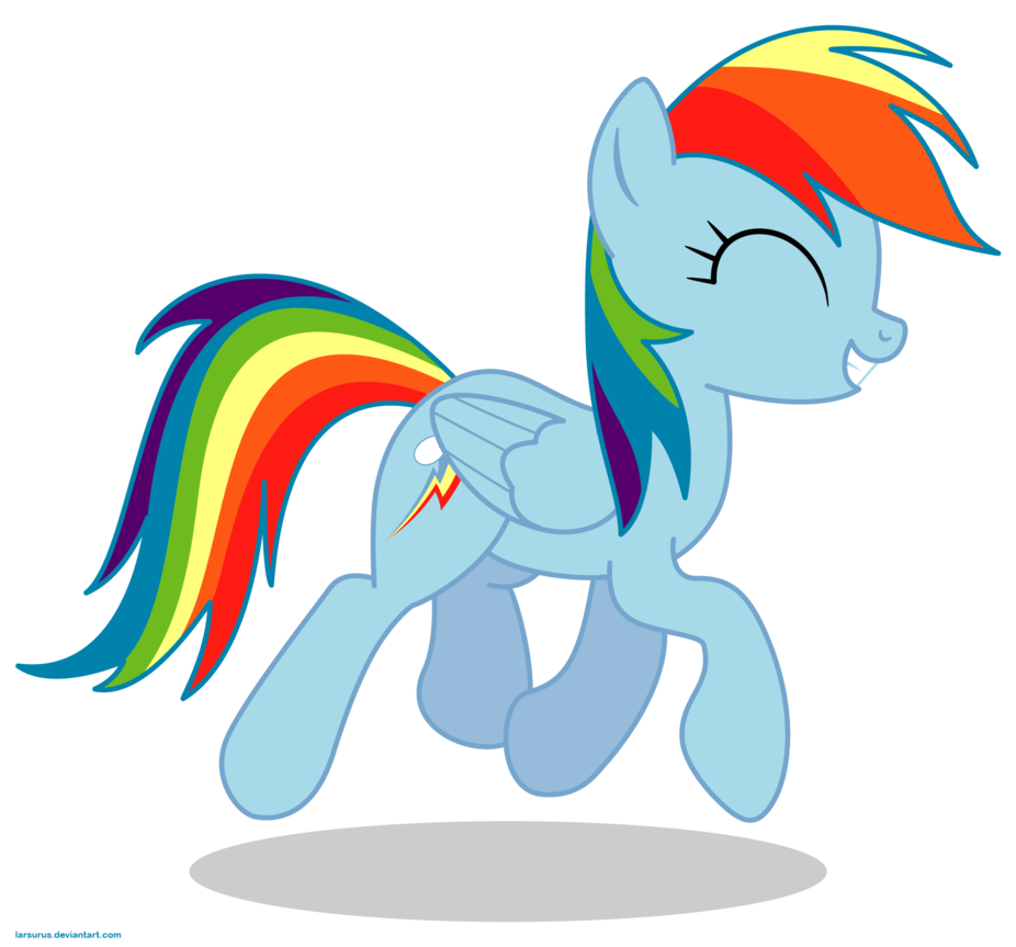Happy Rainbow Dash   Png By Larsurus Hdpng.com  - Rainbow Dash, Transparent background PNG HD thumbnail