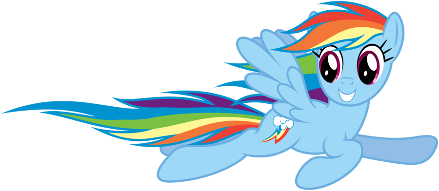 Rainbow Dash Flying File Png Image - Rainbow Dash, Transparent background PNG HD thumbnail