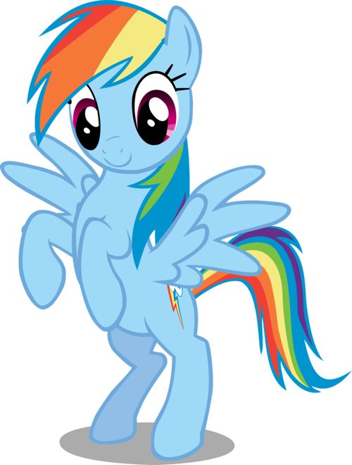 Excited Rainbow Dash by Osipu