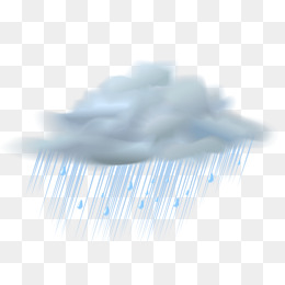 128x128 px, Cloud Rain Icon 2