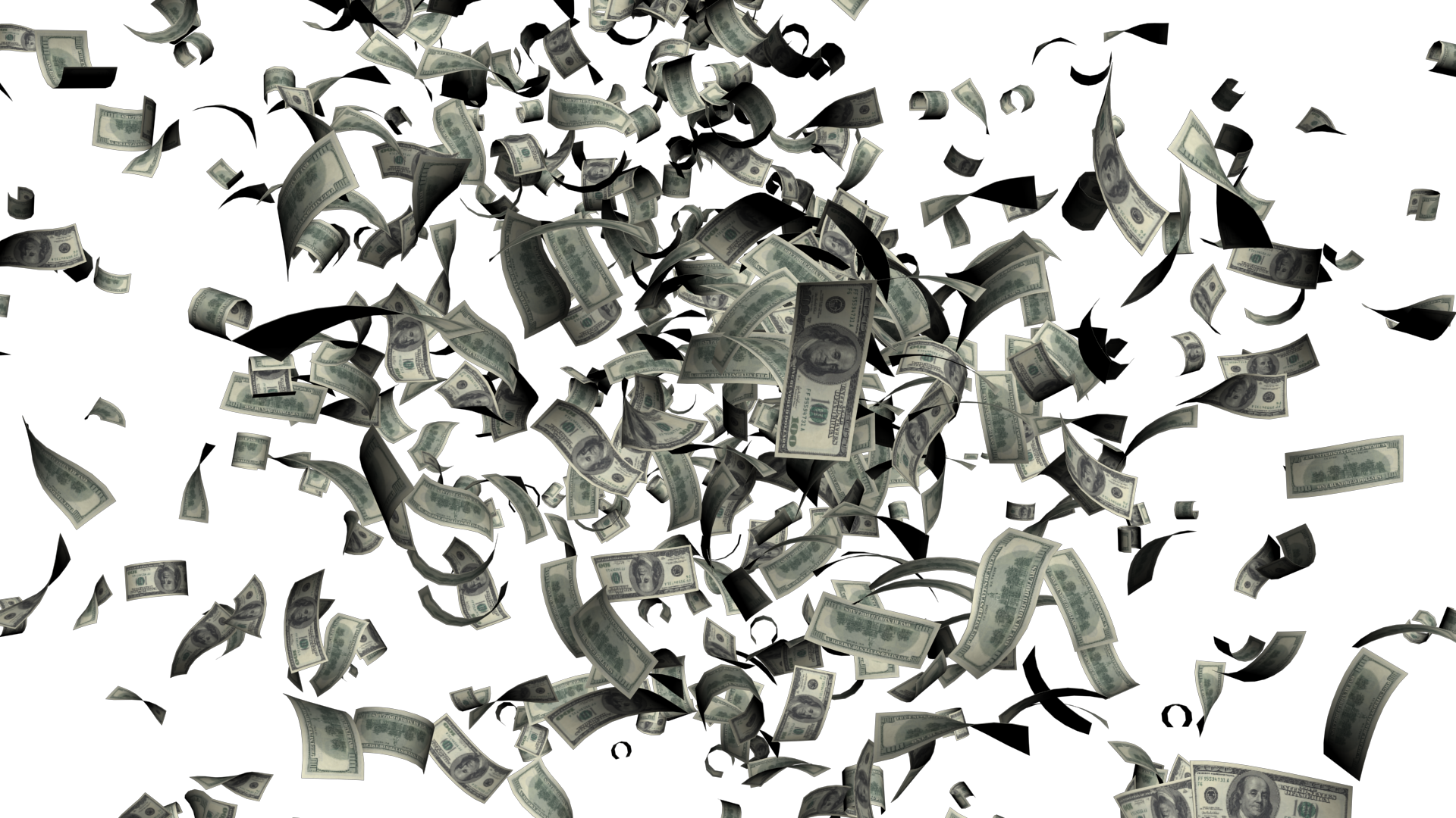 Falling Money Png - Raining Money, Transparent background PNG HD thumbnail