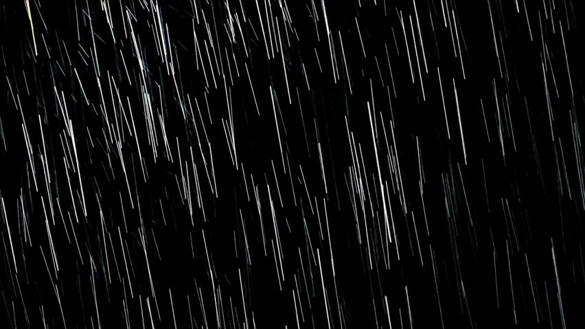 Rain Fall Storm At Night Background   Hd Stock Footage Clip - Rainy Weather, Transparent background PNG HD thumbnail