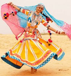 A Woman From The Kalbelia Tribe (Also Known As The Sapera, Jogira Or Jogi) In Rajasthan, India. Both Men And Women Of The Tribe Perform The Kalbelia Dance, Hdpng.com  - Rajasthani Dance, Transparent background PNG HD thumbnail