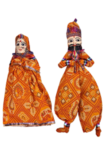 A Puppet Is A Figure Or Doll Made To Look Like A Person Or An Animal Which Is Handcrafted And Hand Painted With Vibrant Colours. - Rajasthani Puppets, Transparent background PNG HD thumbnail