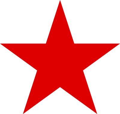 Röd Stjärna Som Symbol För Socialismen - Ramar Stjarnor, Transparent background PNG HD thumbnail