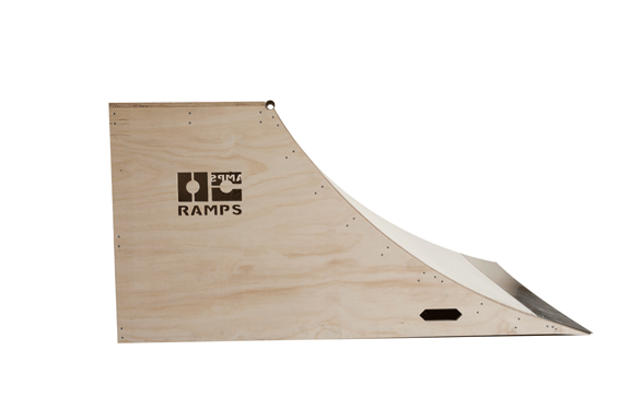 8 Foot Wide Skateboard Quarter Pipe Ramp (38 Inches Tall) - Ramp, Transparent background PNG HD thumbnail