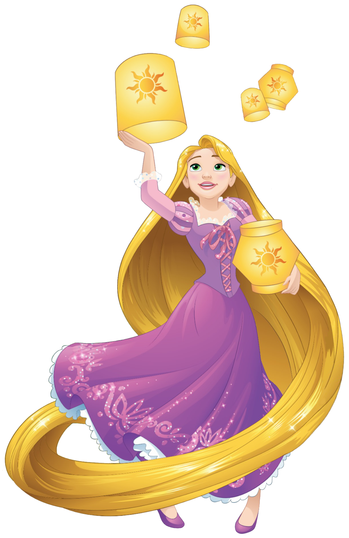 Rapunzel With Lanterns Png Image #43441 - Rapunzel, Transparent background PNG HD thumbnail