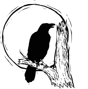 Free Raven Clipart - Raven Public Domain, Transparent background PNG HD thumbnail