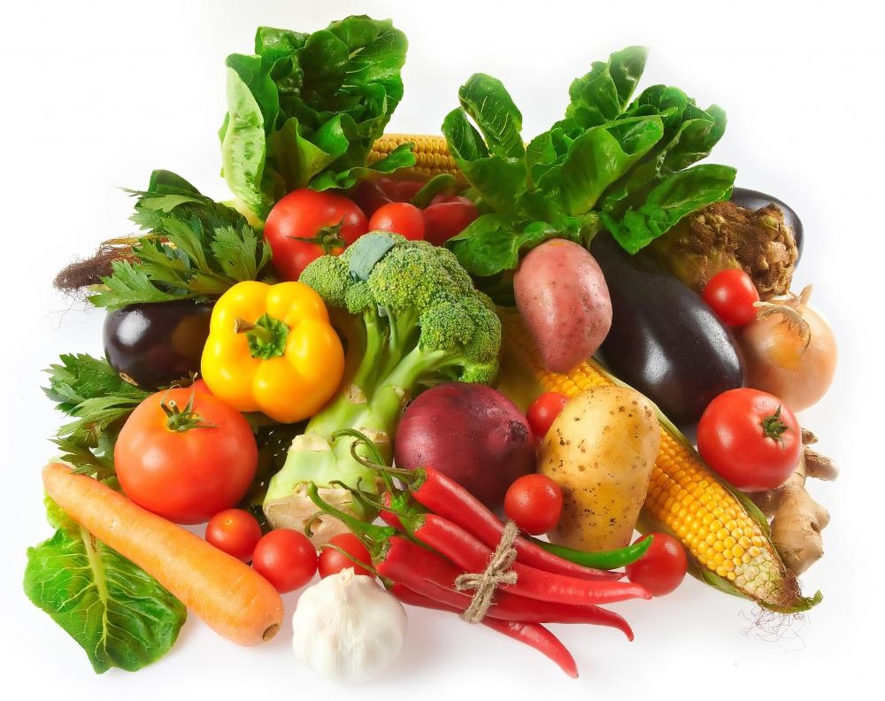 Group Of Fruits And Vegetables - Raw Vegetables, Transparent background PNG HD thumbnail