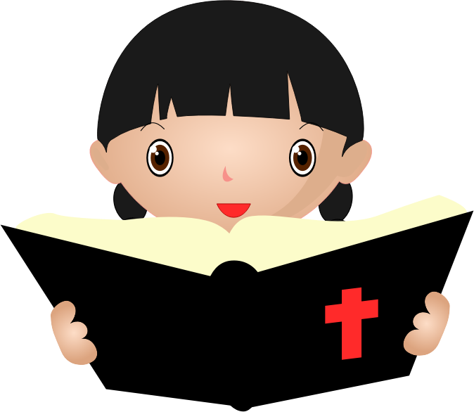Girl Reading Bible