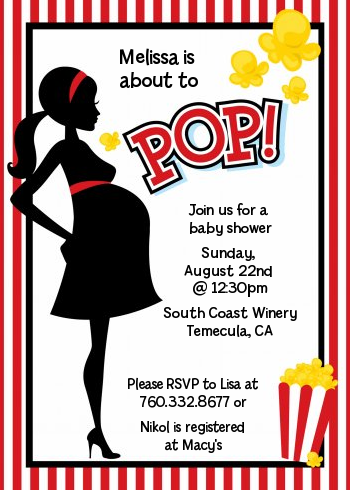 Ready To Pop   Baby Shower Invitations - Ready To Pop Baby Shower, Transparent background PNG HD thumbnail