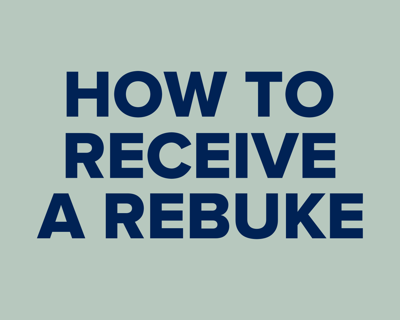 How To Receive A Rebuke - Rebuke, Transparent background PNG HD thumbnail